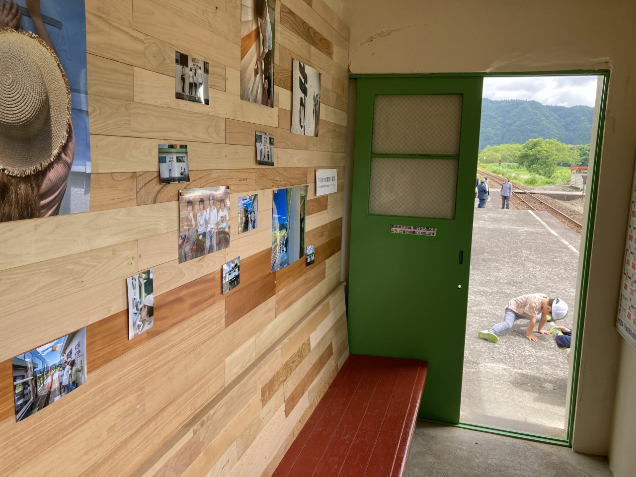 秋田内陸線　松葉駅　リニューアル